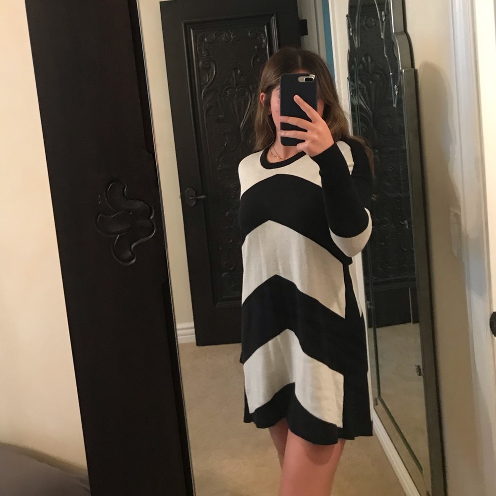Quicksilver striped sweater dress